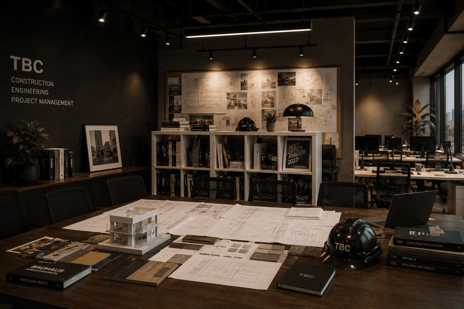 TBC architecture, engineering and construction workspace