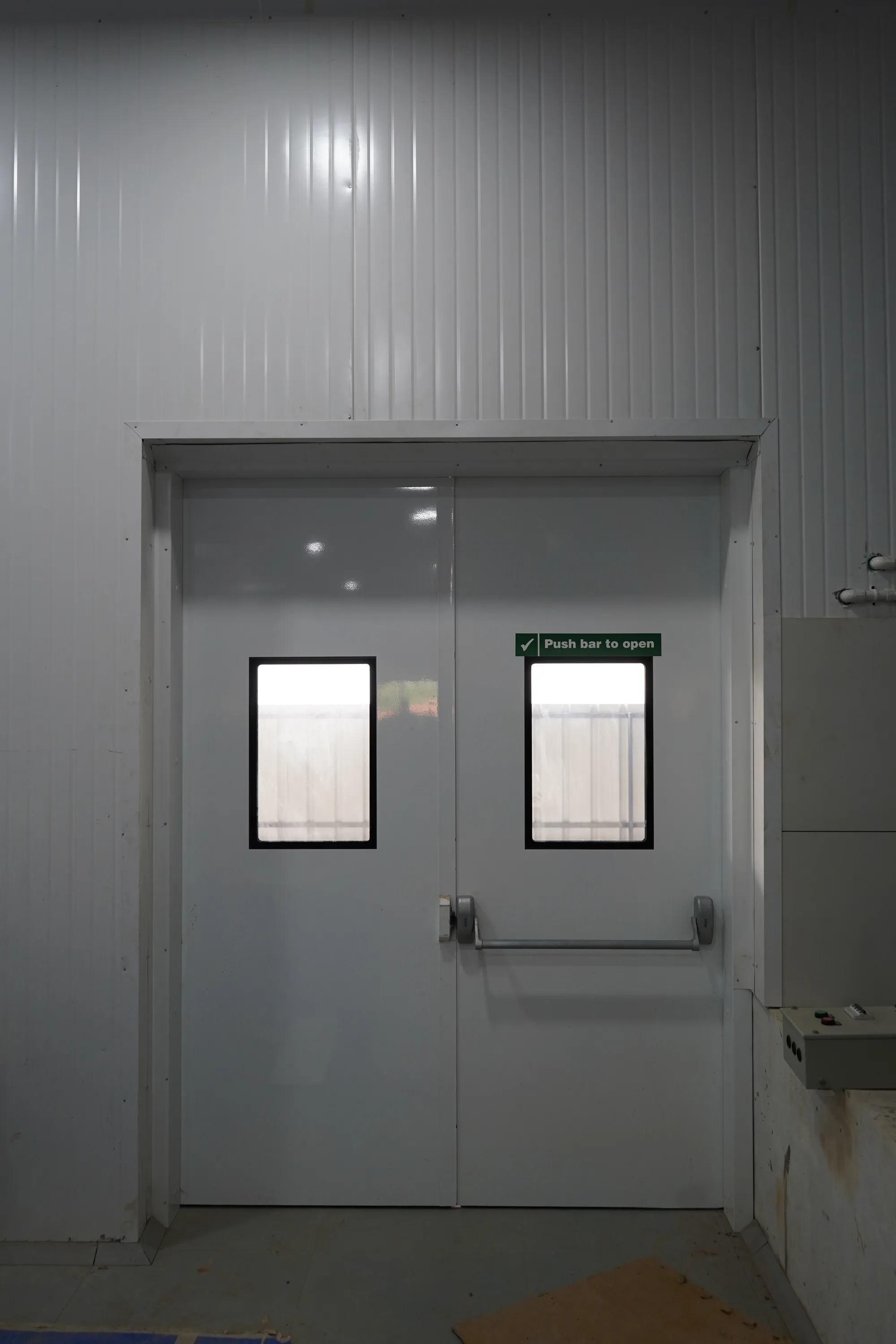 Process and equipment area at Rachels Orchard Juice Factory