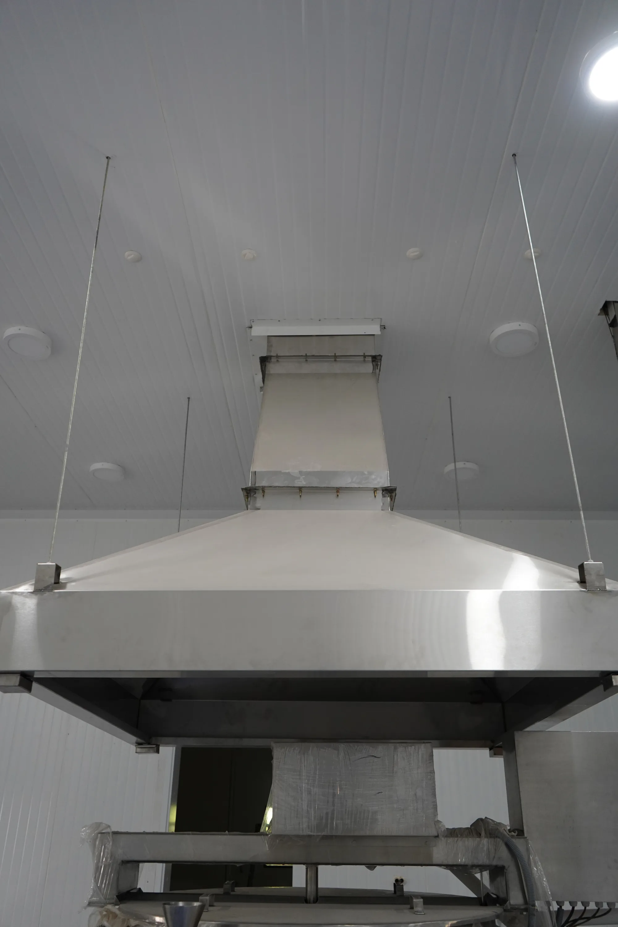 Industrial interior detail at Rachels Orchard Juice Factory
