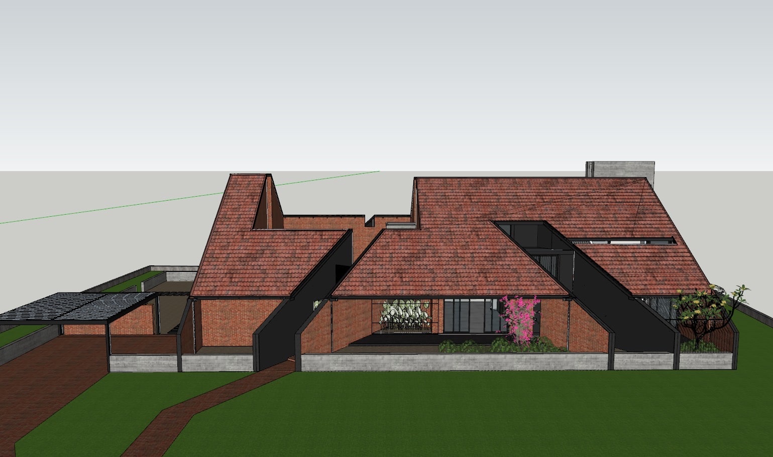 Ongoing construction of Vinu and Juline Residence in Pazhamthottam, Ernakulam