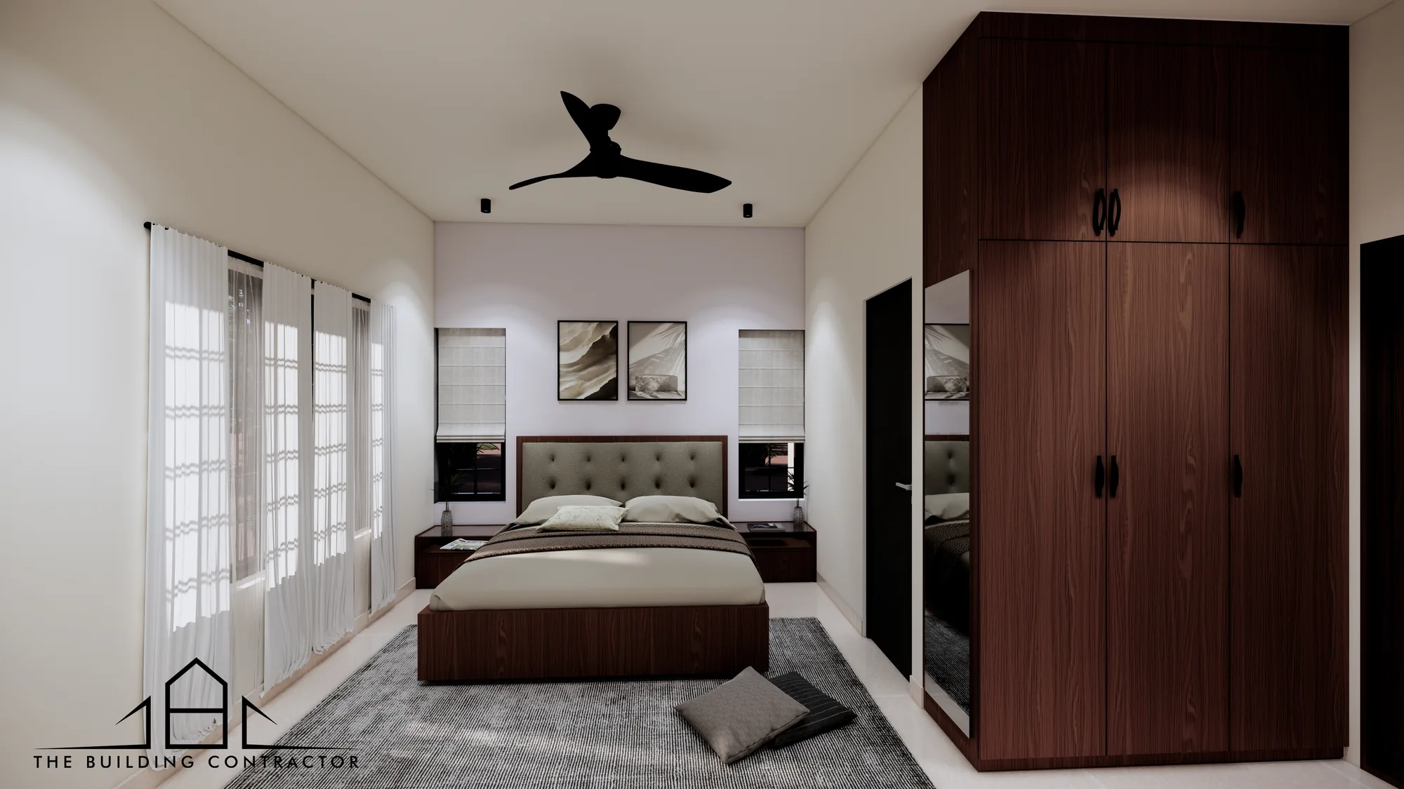 Private bedroom space at Edam Grove Residence