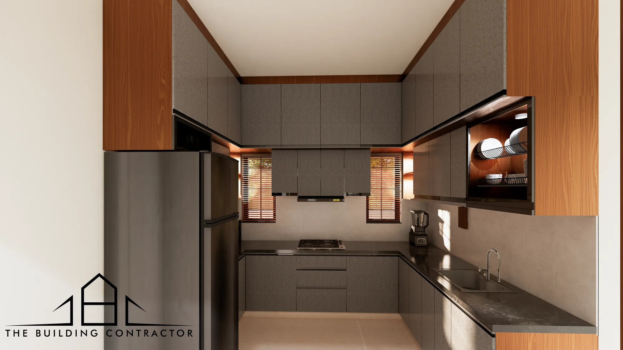 Kitchen interior at Edam Grove Residence