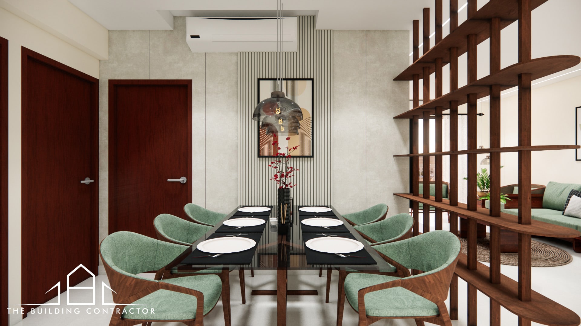 Dining area at Mathew Thomas apartment interior