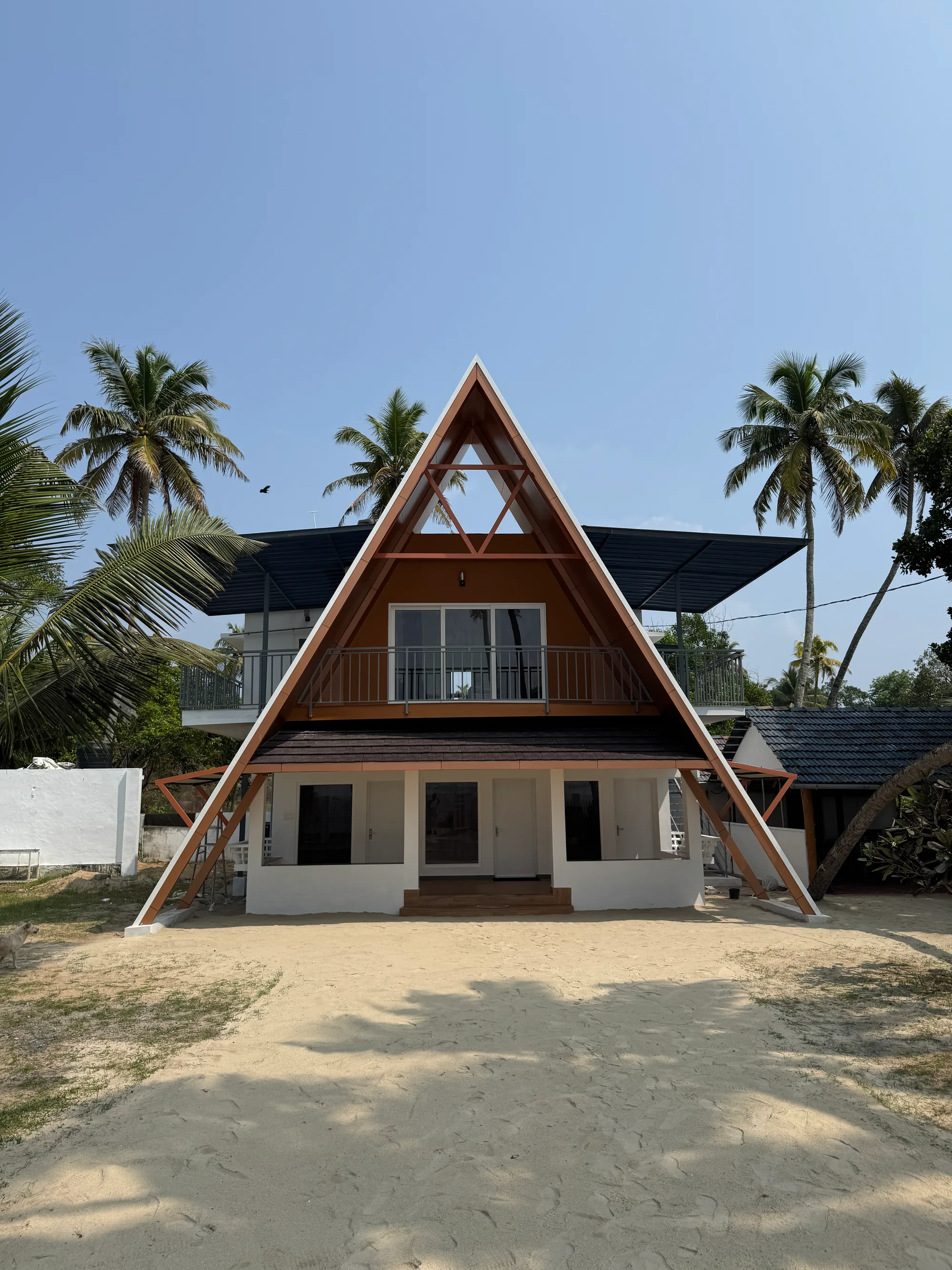 Completed frontal view of the transformed Sailor Home resort