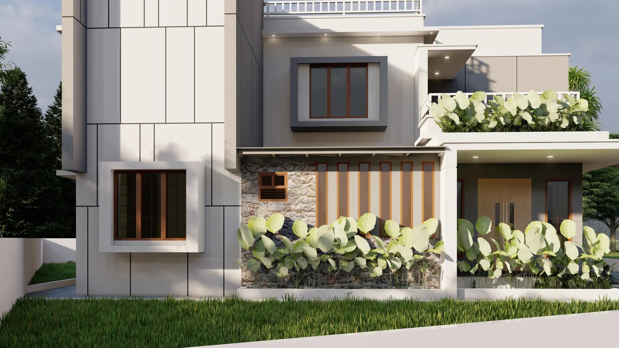 SHAIJU P. C. & GEETHU THOMAS RESIDENCE