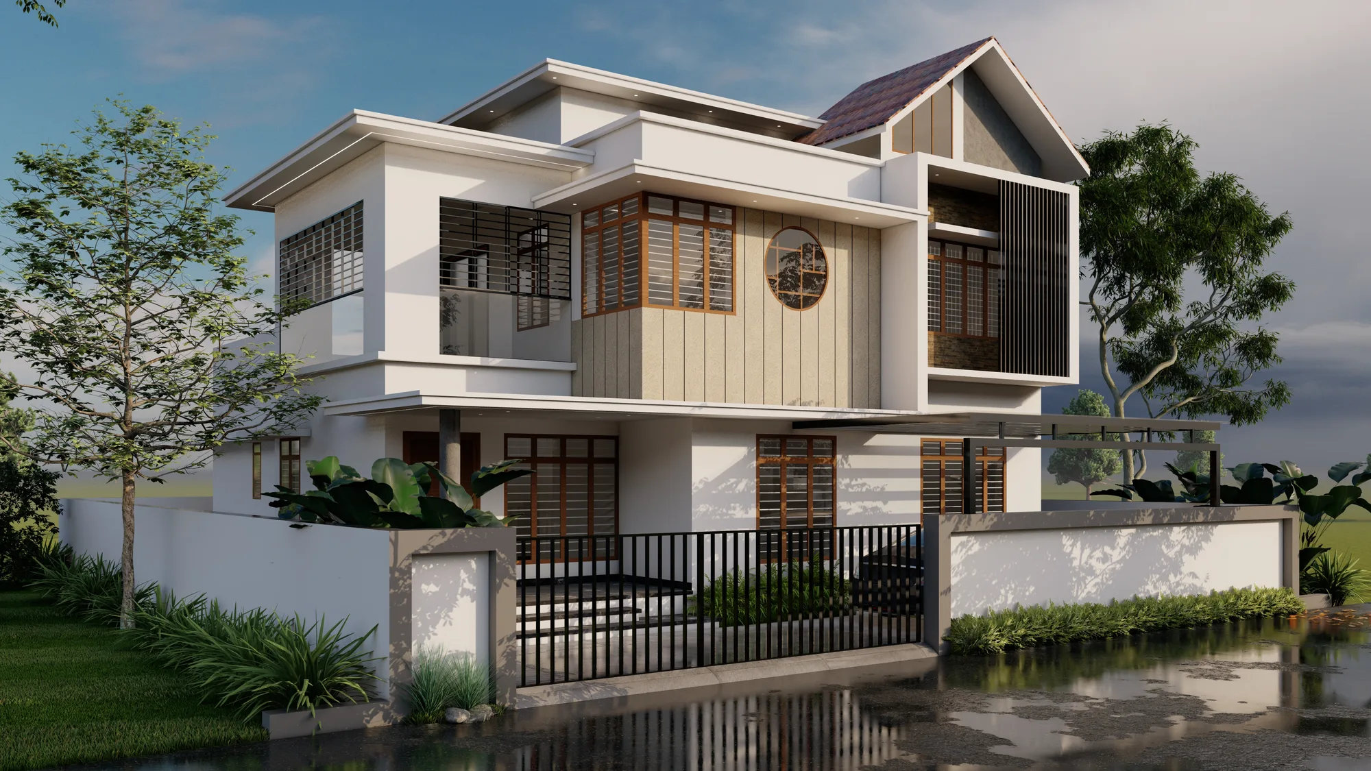 Shiju Daniel and Manju Kuriakose Residence at Palarivattom, Ernakulam