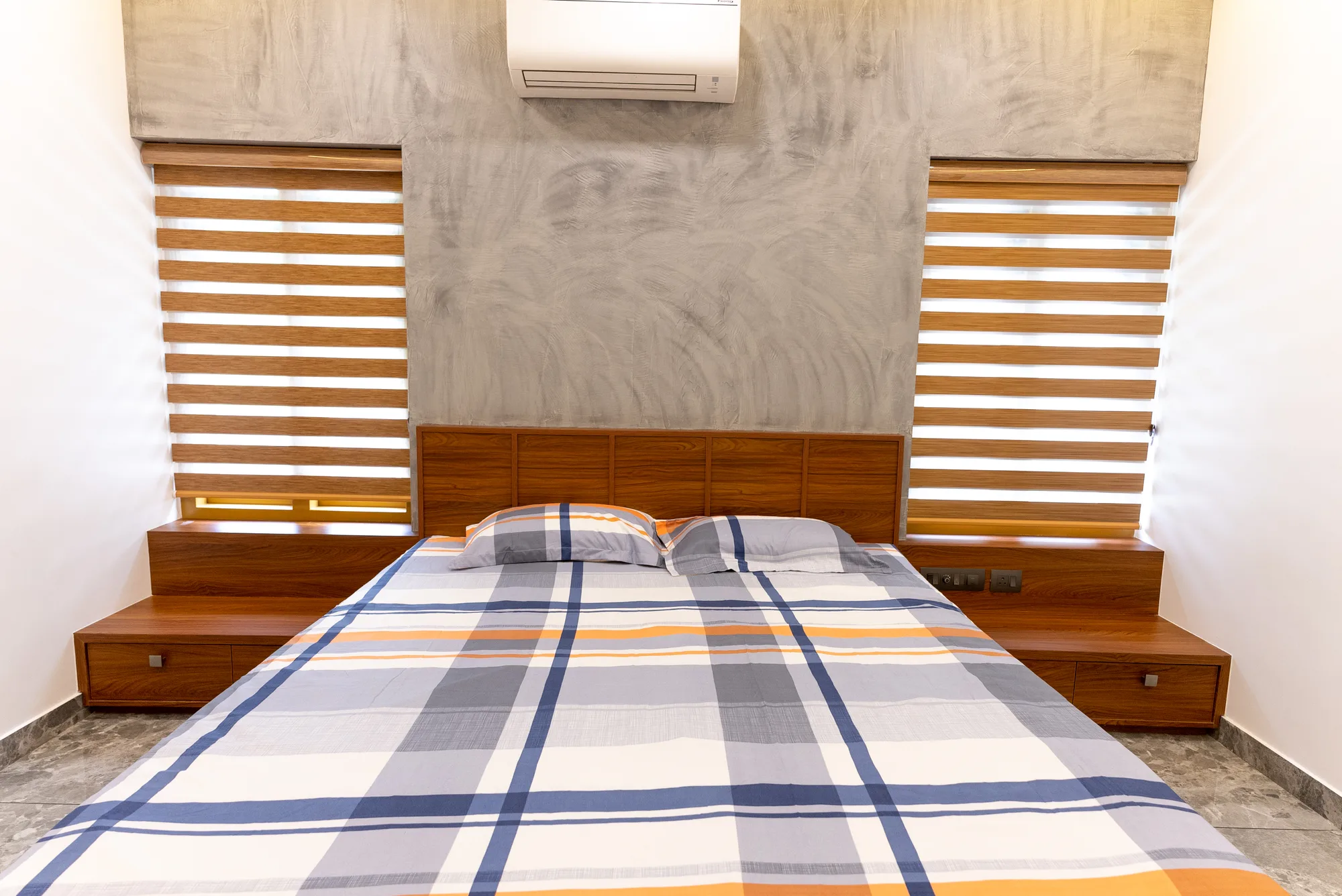Private bedroom at Square One Residence